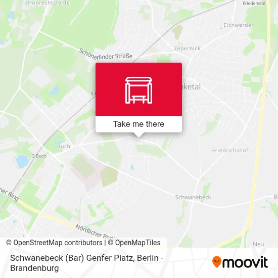 Schwanebeck (Bar) Genfer Platz map