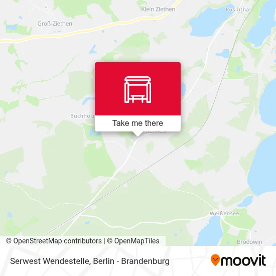 Serwest Wendestelle map