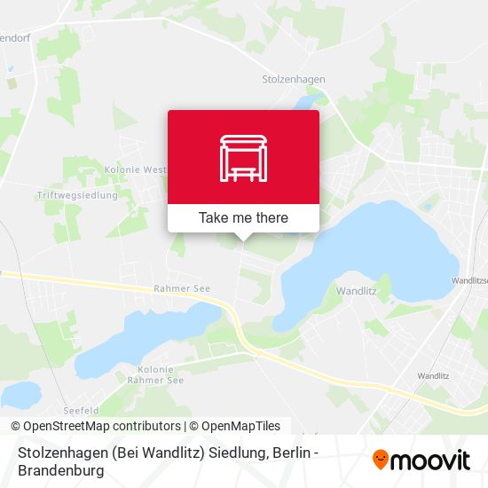 Stolzenhagen (Bei Wandlitz) Siedlung map