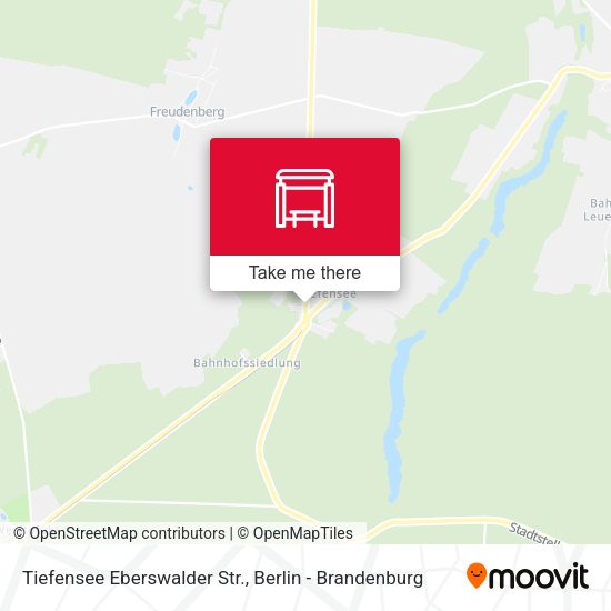 Карта Tiefensee Eberswalder Str.