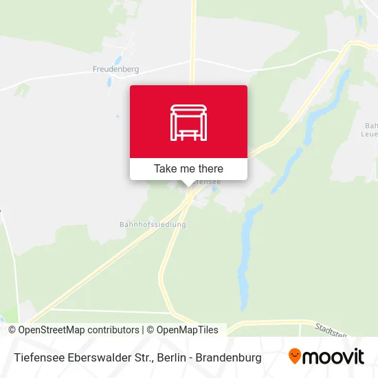 Карта Tiefensee Eberswalder Str.