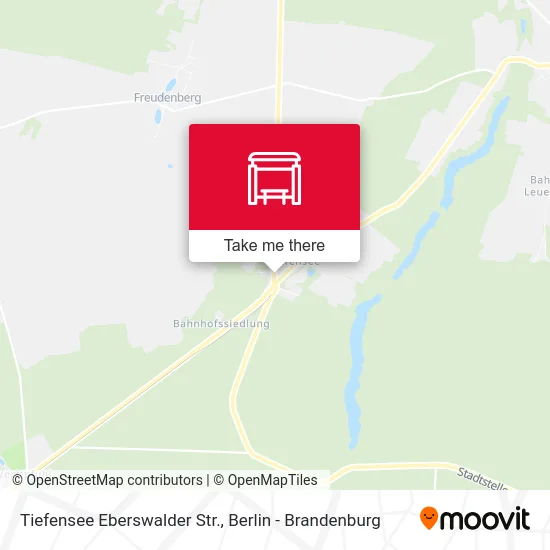 Карта Tiefensee Eberswalder Str.