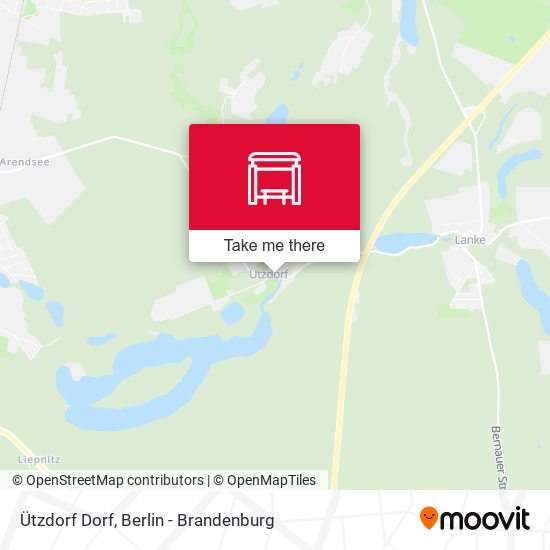 Ützdorf Dorf map