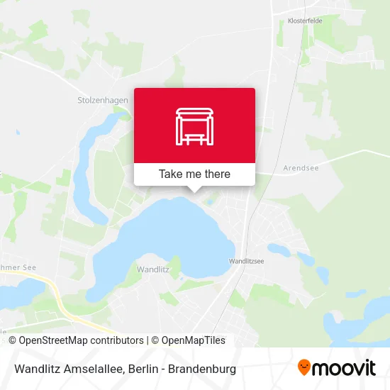 Карта Wandlitz Amselallee
