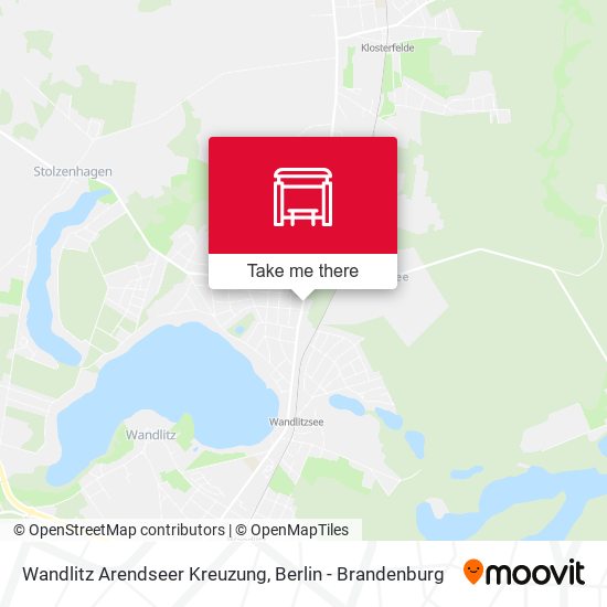 Wandlitz Arendseer Kreuzung map