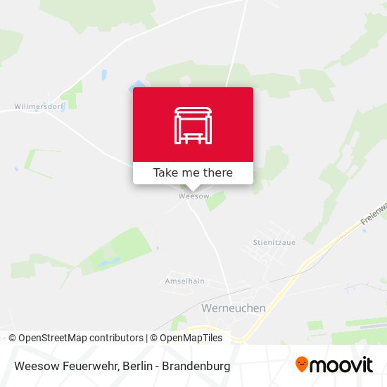 Weesow Feuerwehr map