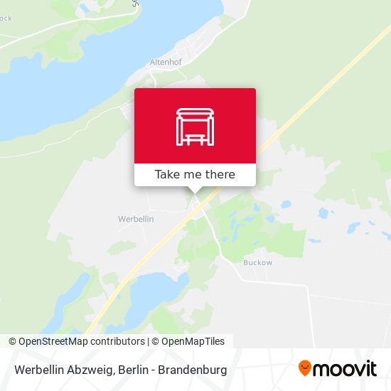 Werbellin Abzweig map
