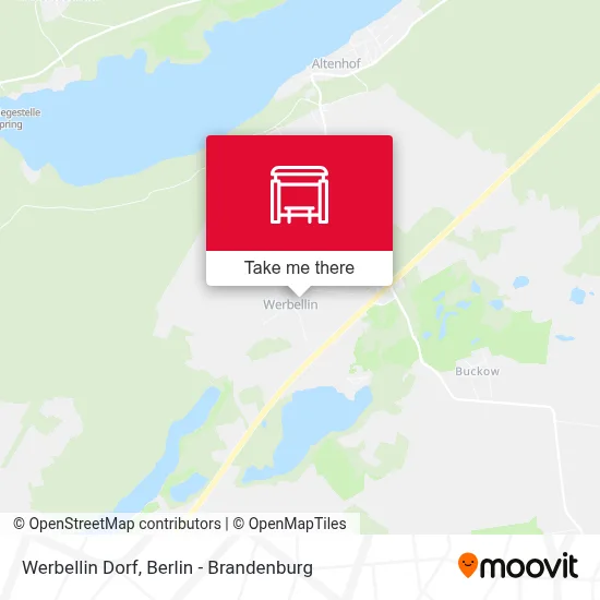 Werbellin Dorf map