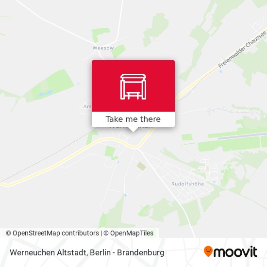 Werneuchen Altstadt map