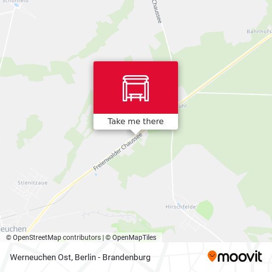 Werneuchen Ost map