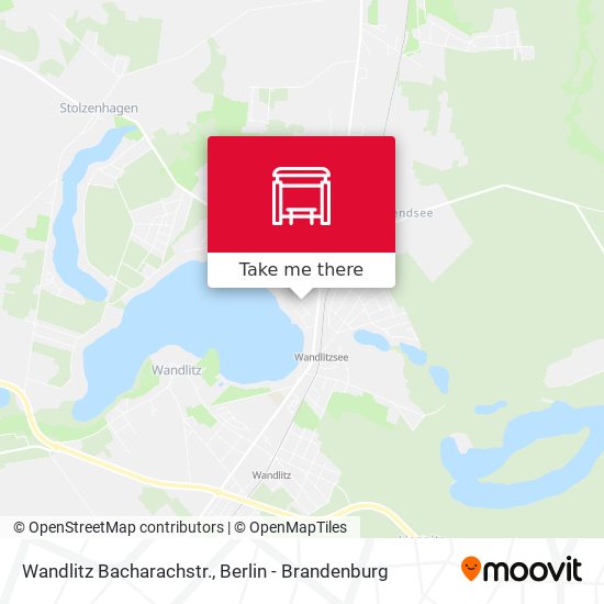 Карта Wandlitz Bacharachstr.