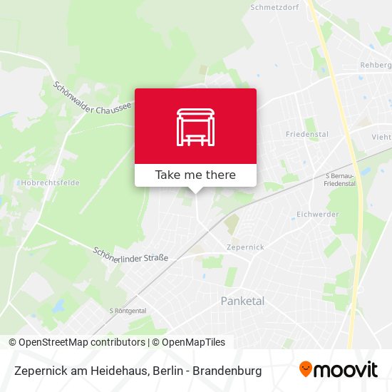 Zepernick am Heidehaus map