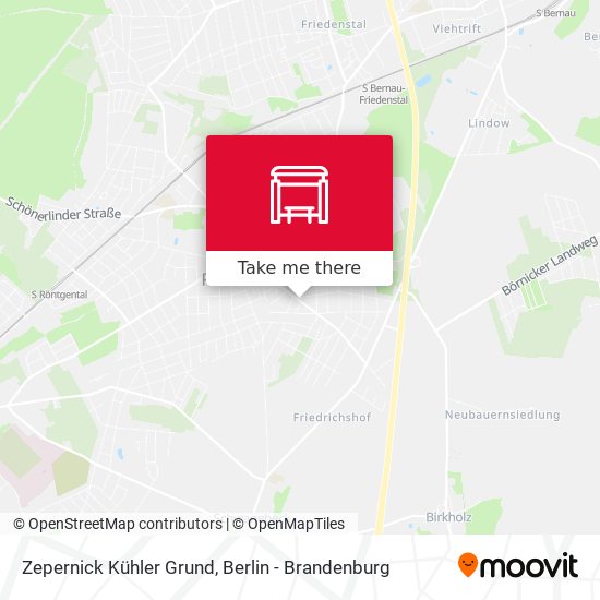 Zepernick Kühler Grund map