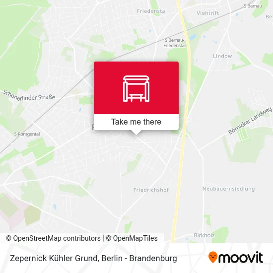 Zepernick Kühler Grund map