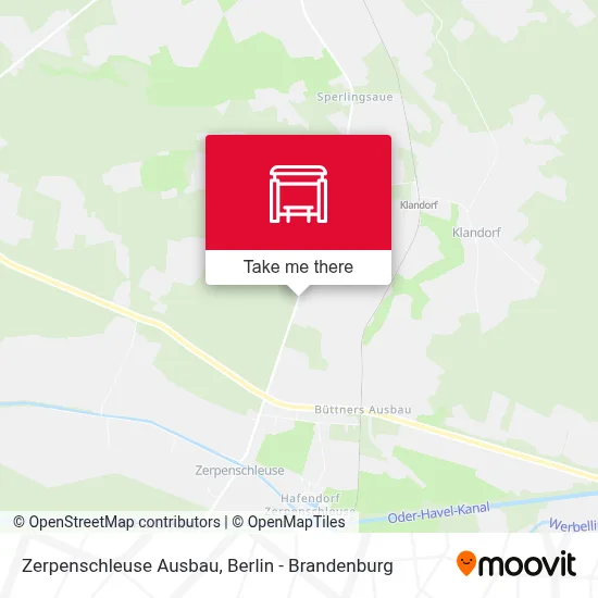 Zerpenschleuse Ausbau map