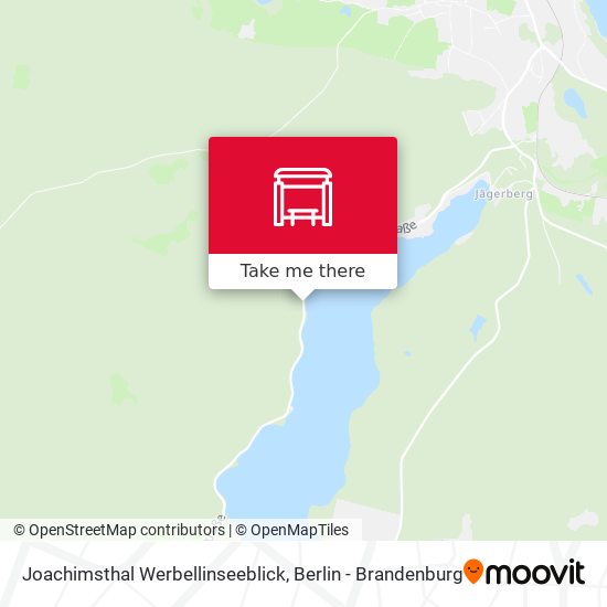 Joachimsthal Werbellinseeblick map