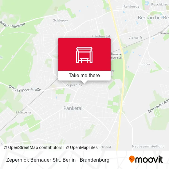 Карта Zepernick Bernauer Str.
