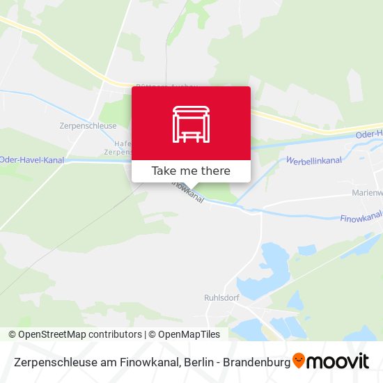 Zerpenschleuse am Finowkanal map