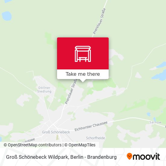 Groß Schönebeck Wildpark map