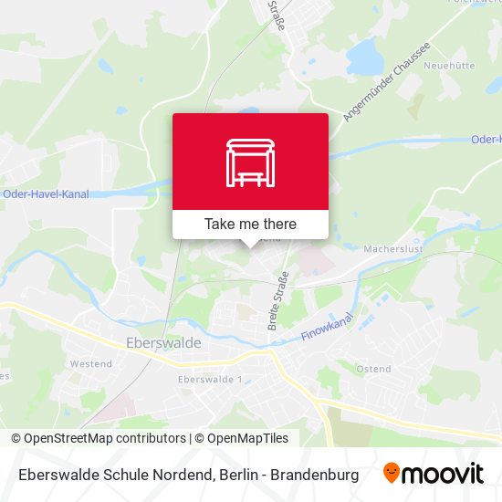 Eberswalde Schule Nordend map