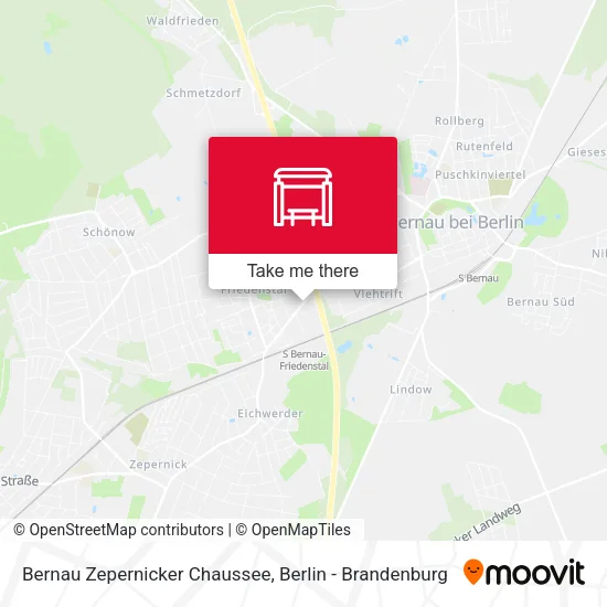 Карта Bernau Zepernicker Chaussee
