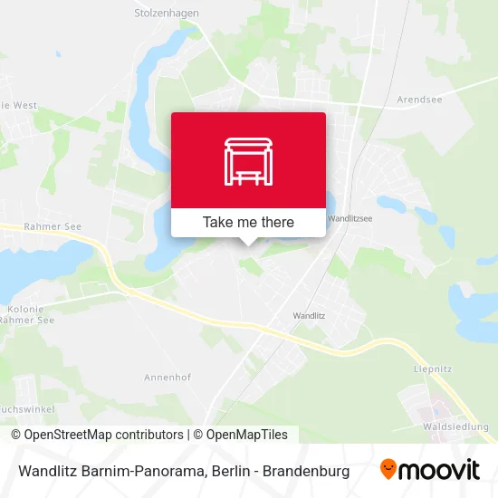Карта Wandlitz Barnim-Panorama