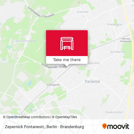 Zepernick Fontanestr. map