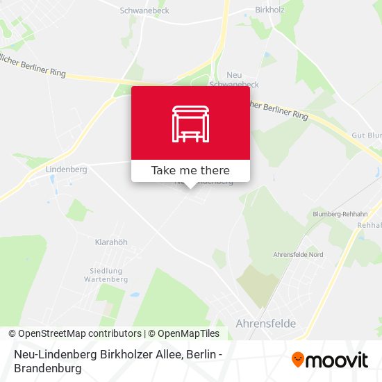 Neu-Lindenberg Birkholzer Allee map