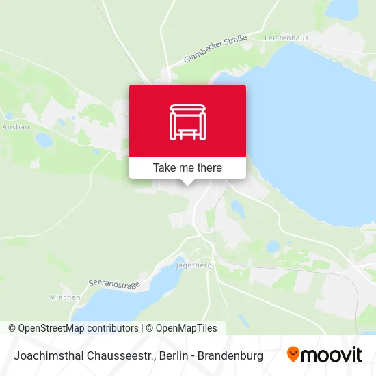 Joachimsthal Chausseestr. map