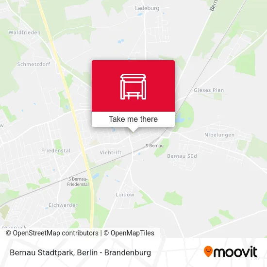 Карта Bernau Stadtpark