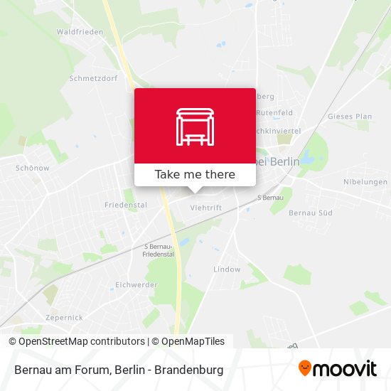 Bernau am Forum map