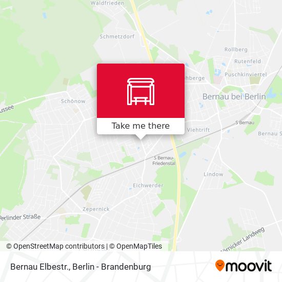 Bernau Elbestr. map