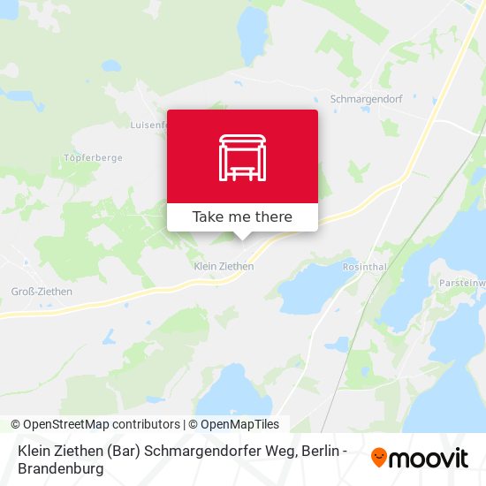 Klein Ziethen (Bar) Schmargendorfer Weg map