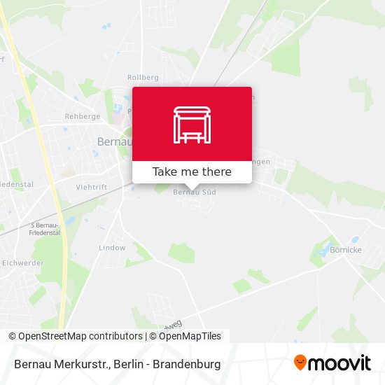 Bernau Merkurstr. map