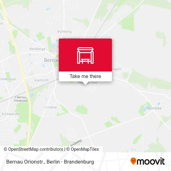 Карта Bernau Orionstr.