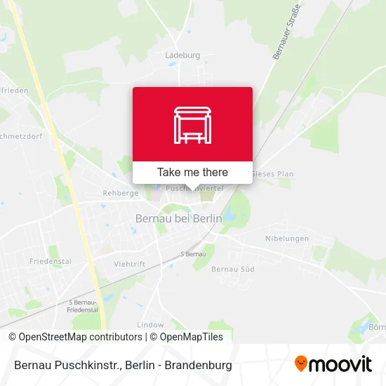 Карта Bernau Puschkinstr.