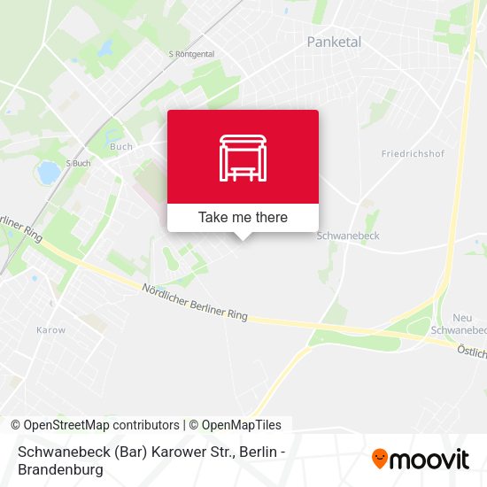 Карта Schwanebeck (Bar) Karower Str.