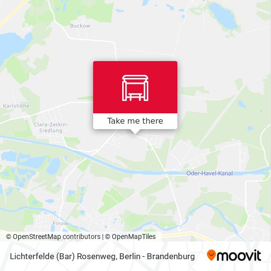 Карта Lichterfelde (Bar) Rosenweg