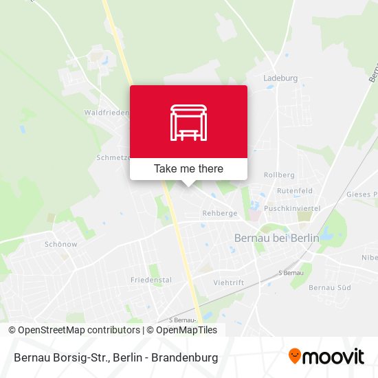 Карта Bernau Borsig-Str.