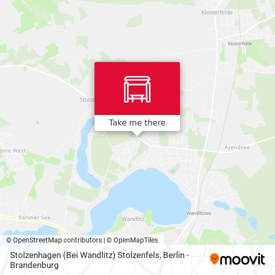 Stolzenhagen (Bei Wandlitz) Stolzenfels map