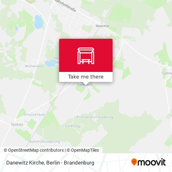 Danewitz Kirche map