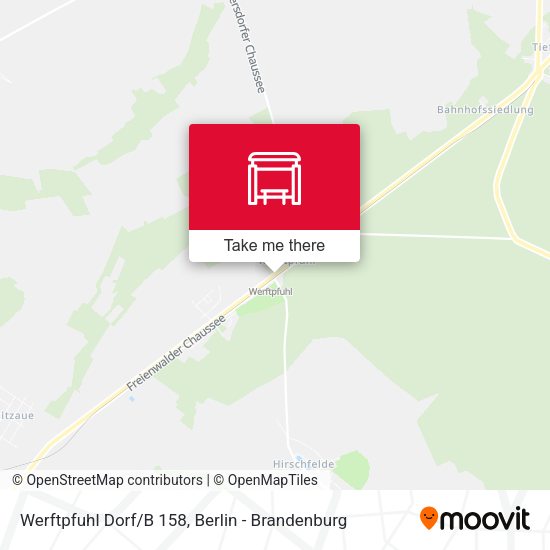 Карта Werftpfuhl Dorf/B 158