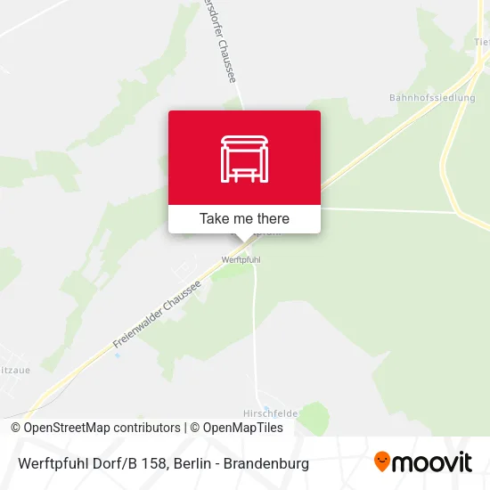 Карта Werftpfuhl Dorf/B 158