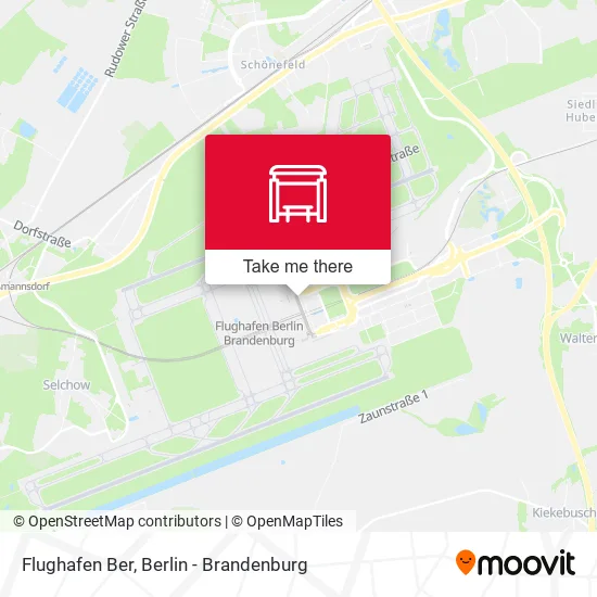 Карта Flughafen Ber