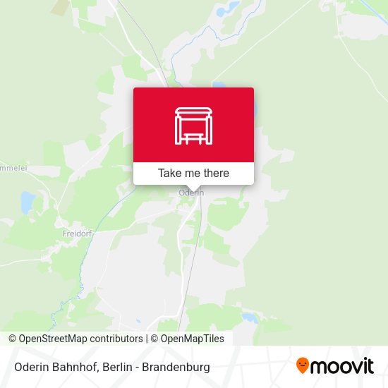 Карта Oderin Bahnhof