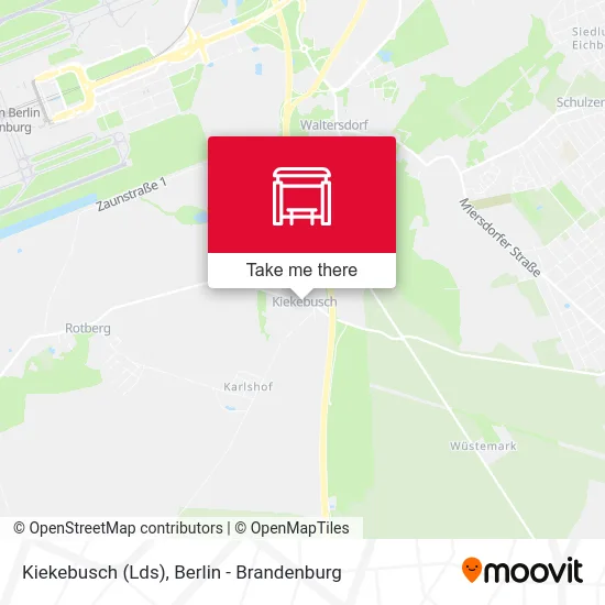 Kiekebusch (Lds) map