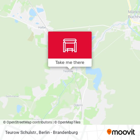 Teurow Schulstr. map