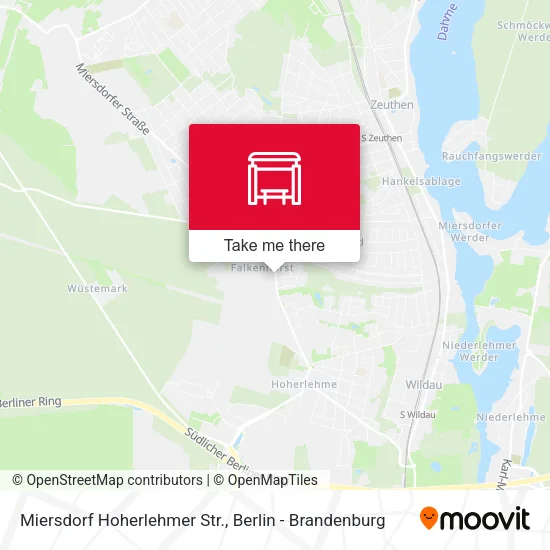 Карта Miersdorf Hoherlehmer Str.