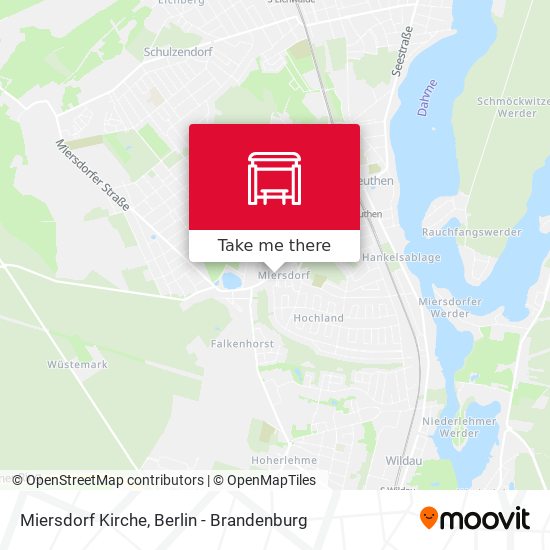 Miersdorf Kirche map