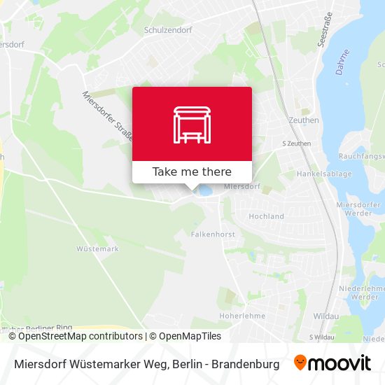 Miersdorf Wüstemarker Weg map